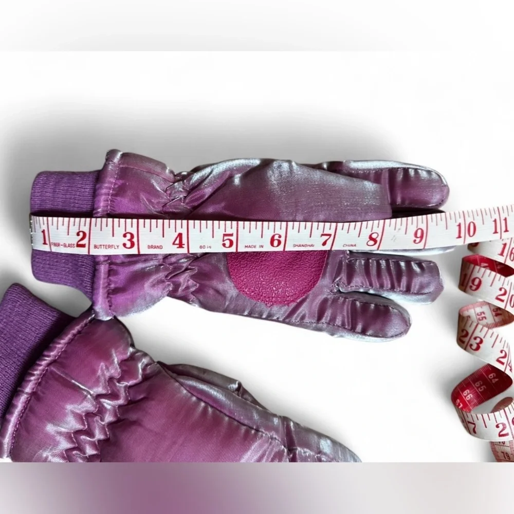 Girls Pink Winter Gloves